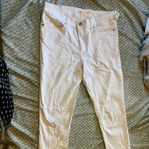 White Levi Skinny Jeans